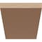 Ekena Millwork 6"W x 6"D x 6"H Wide Concord Rough Cedar Woodgrain TimberThane Corbel, Primed Tan CORUR06X06X06CONRCPR - alternate 6
